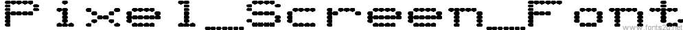 Pixel_Screen_Font-Light Ex