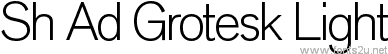 Sh Ad Grotesk Light