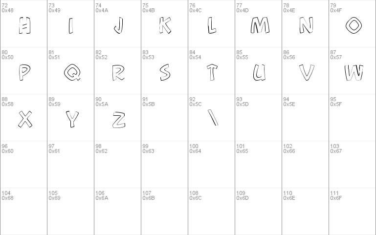 Snootchie Bootchies Outline