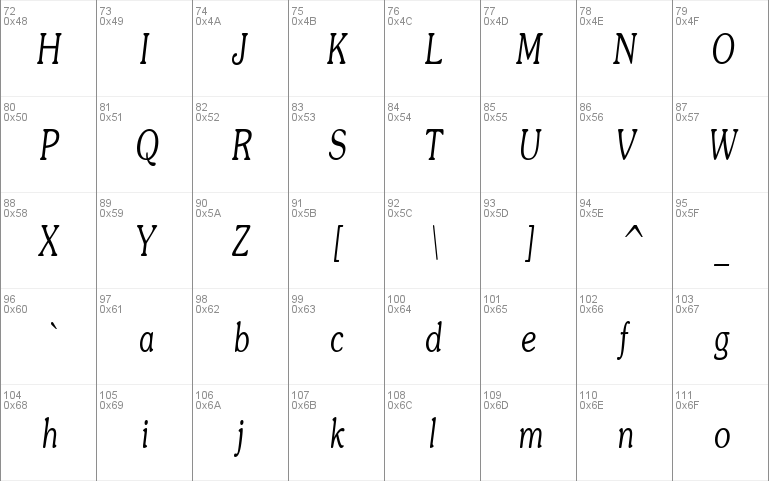 SouvienneCondensed