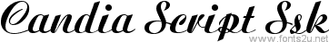 Candia Script Ssk