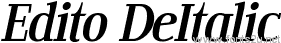 Edito DeItalic