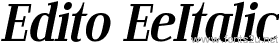 Edito EeItalic