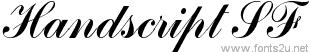 Handscript SF