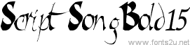 ScriptSongBold15