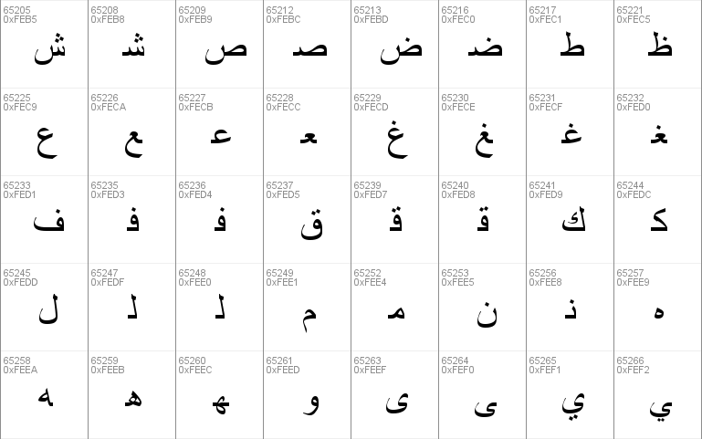 Arabic Transparent