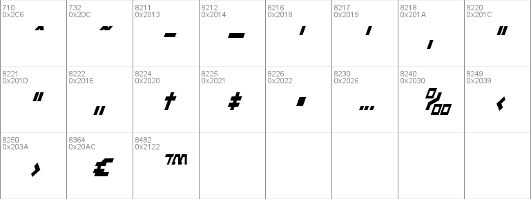 Metal Storm Condensed Italic