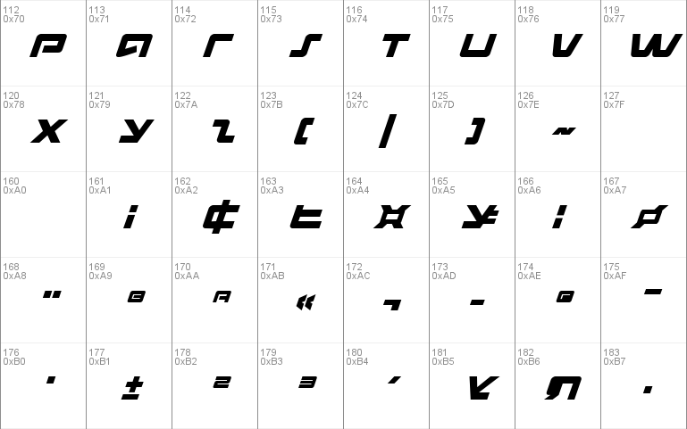 Pulse Rifle Italic