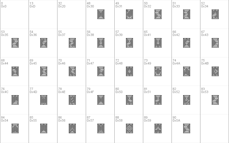 00ne Bargraphs Labyrinth (for Steric)