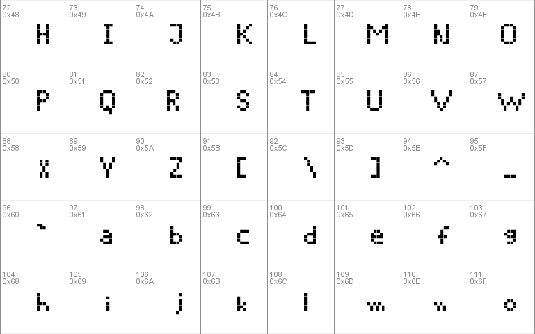 Bitfont01