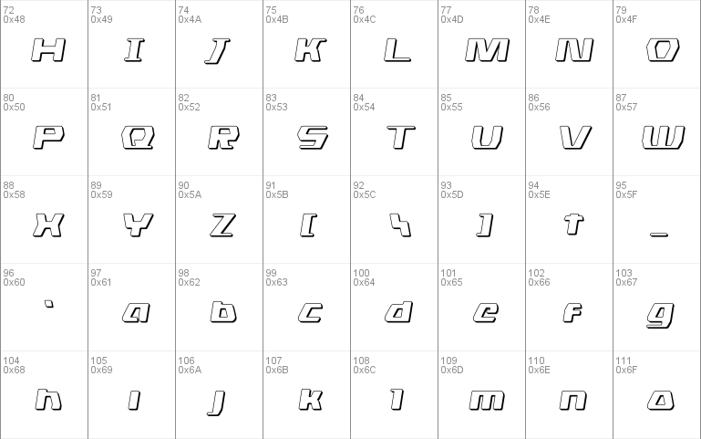 DS man 3D Semi-Italic