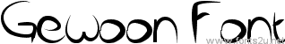 Gewoon Font