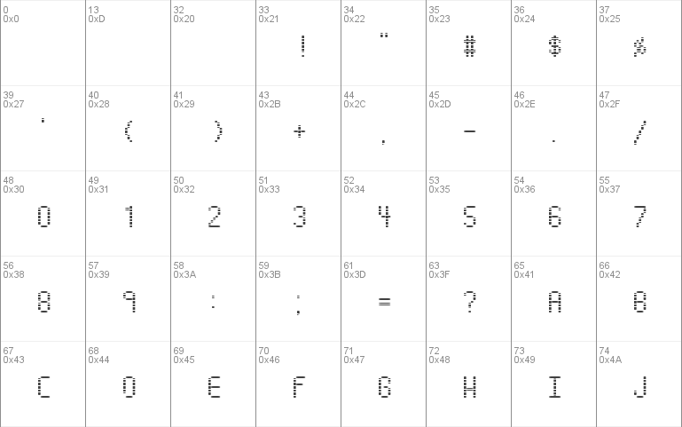 Light Bar Font