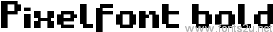 Pixelfont bold