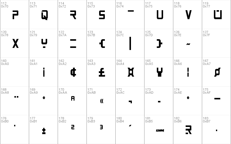 PsYonic VII Bold Condensed