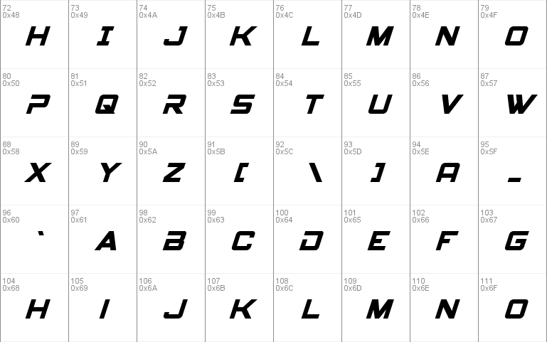 Spy Agency Condensed Italic