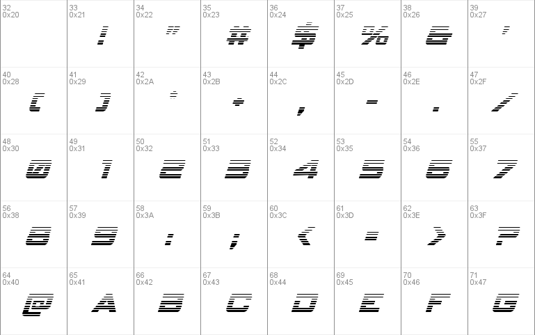 Spy Agency Gradient Italic