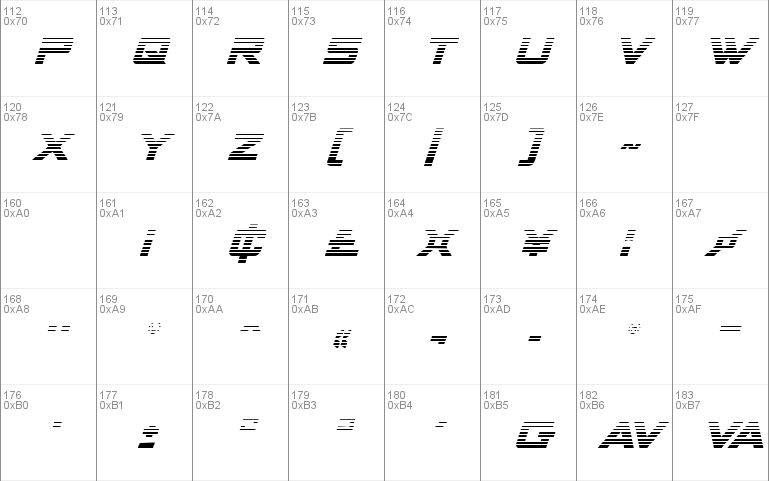 Spy Agency Gradient Italic