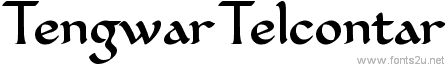 Tengwar Telcontar