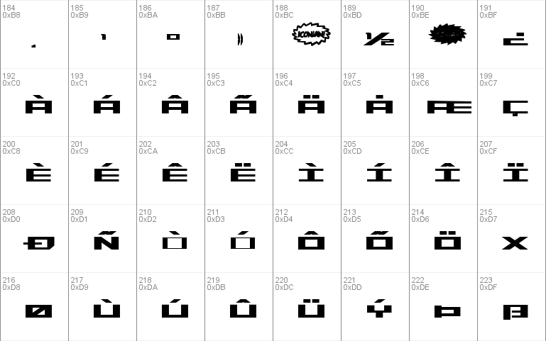 Trireme Condensed Bold