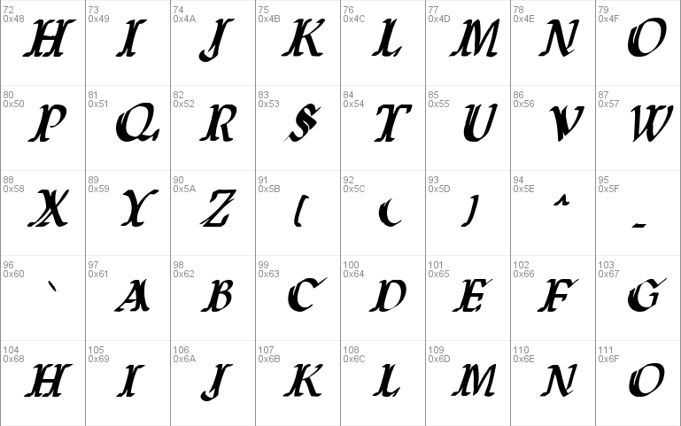 Wars of Asgard Condensed Italic