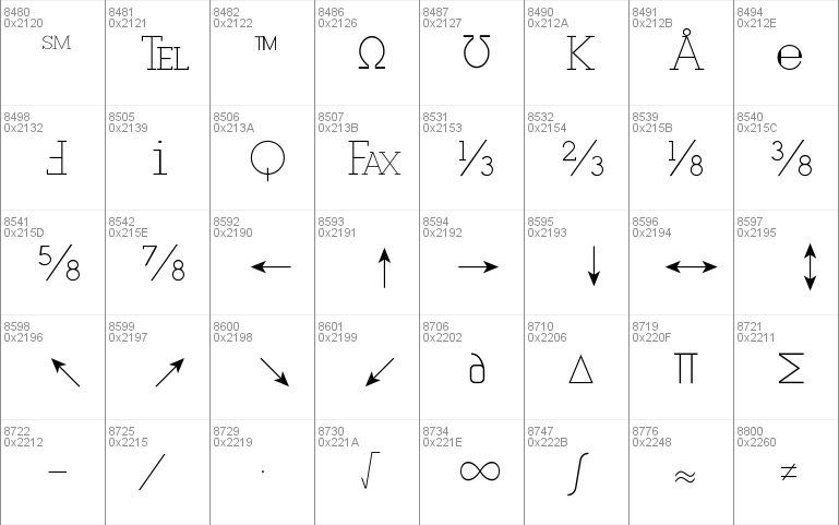 Typo GeoSlab Thin Demo