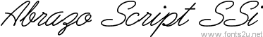 Abrazo Script SSi