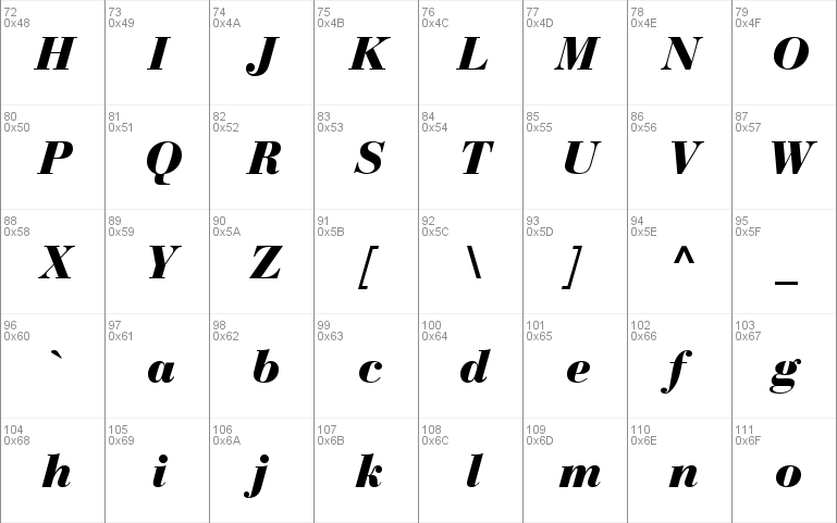 Bodoni Recut Black SSi