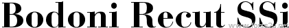 Bodoni Recut SSi