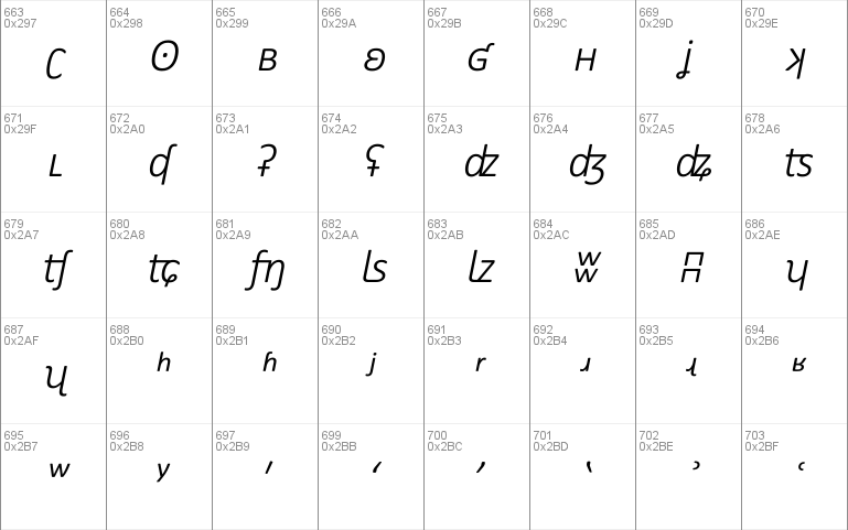 Calibri Light Italic