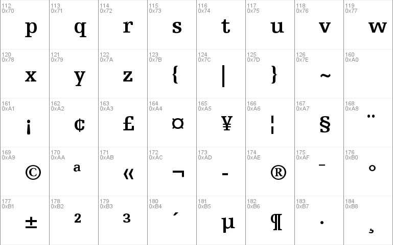 Egyptienne F LT Std