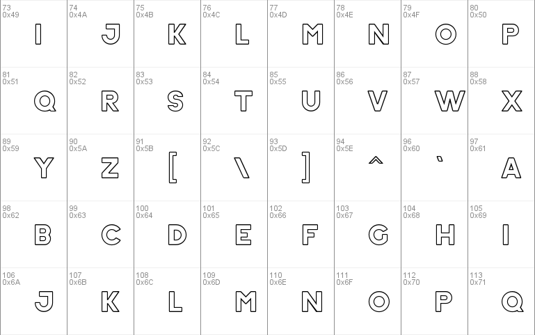 Ephesus extrabold outline