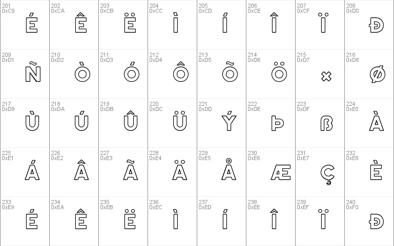 Ephesus extrabold outline