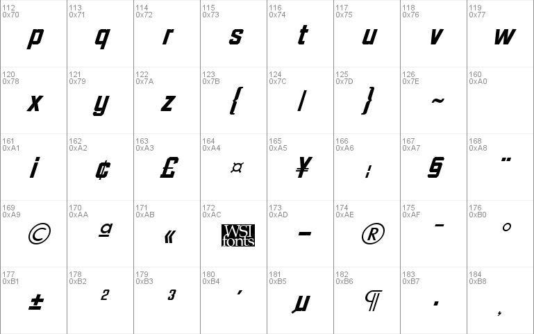 FacetExtrabold-Xitalic