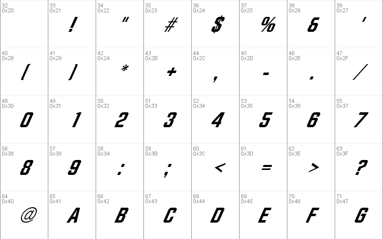 FacetExtrabold-XXitalic