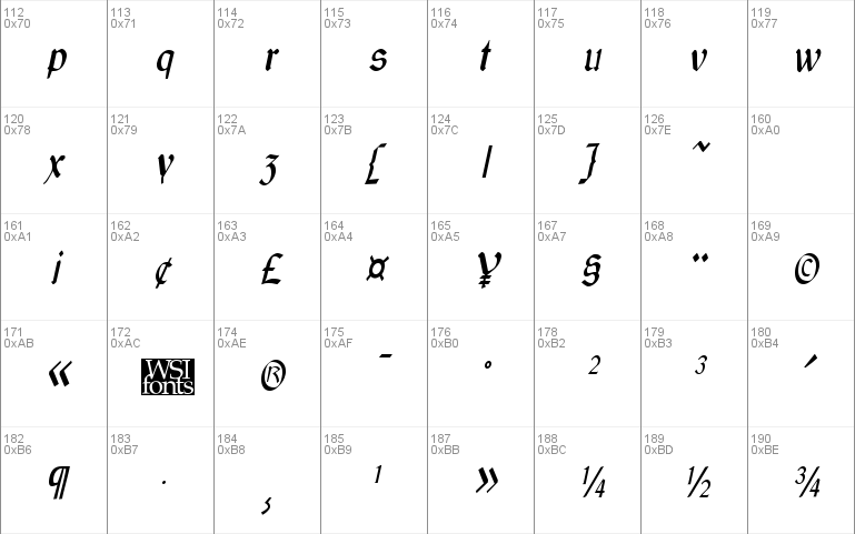 GaelicCondensed