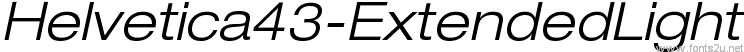 Helvetica43-ExtendedLight