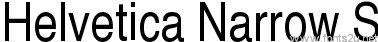 Helvetica Narrow S