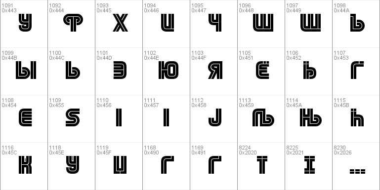 NiseSega Cyrillic
