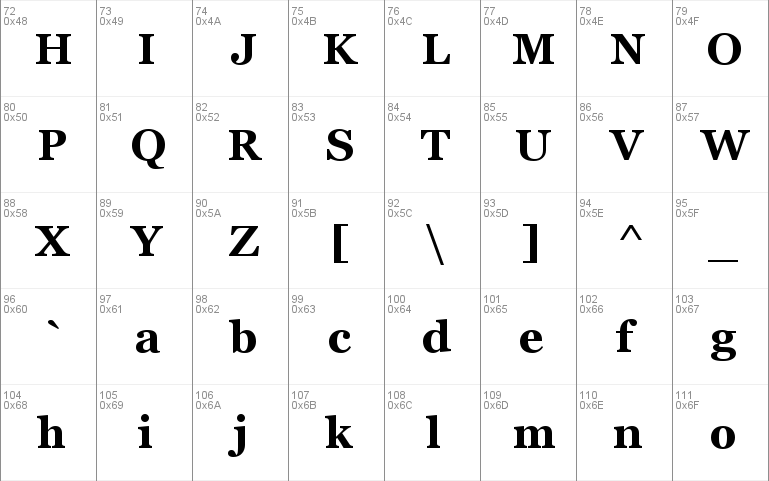 MS Reference Serif