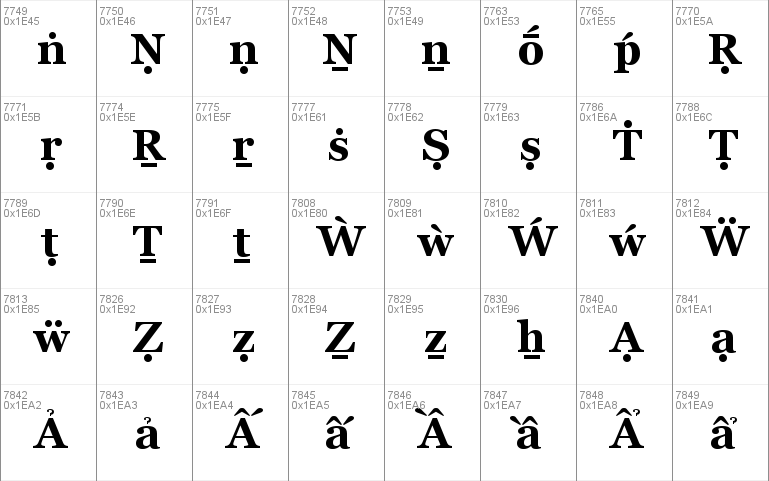 MS Reference Serif