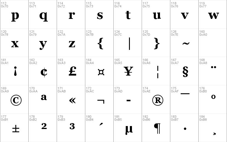 MS Reference Serif