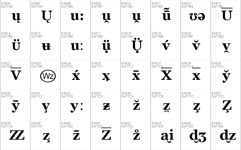 MS Reference Serif