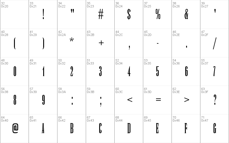 Runic MT Condensed