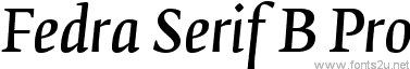 Fedra Serif B Pro