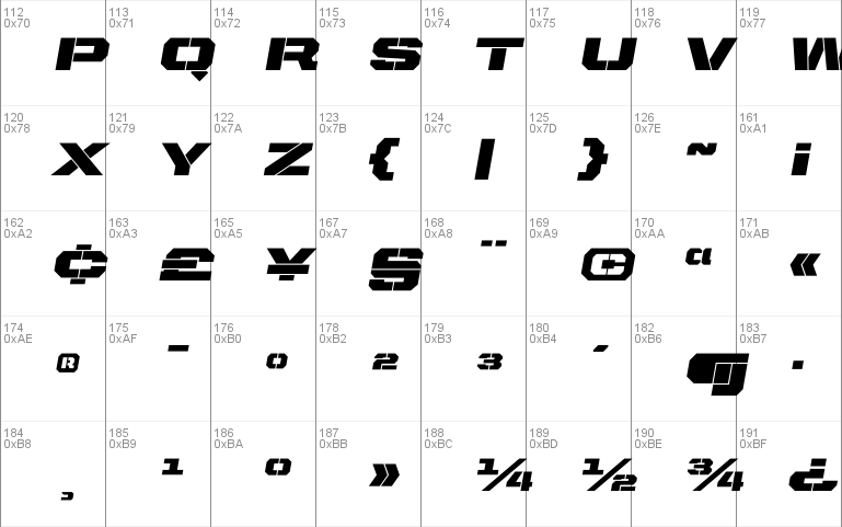 United Italic Ext