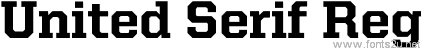 United Serif Reg
