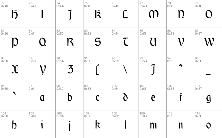 GaelicCondensed