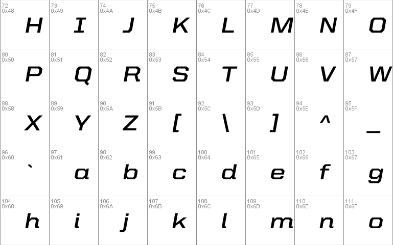 United Italic SemiExt