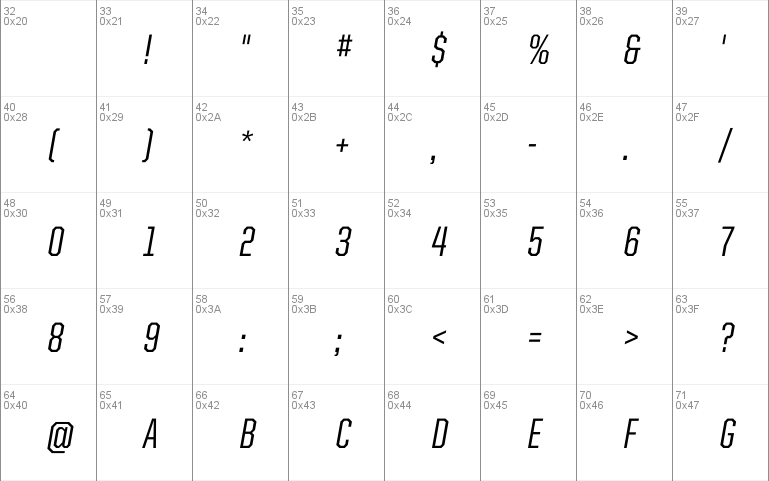 United Italic Cond